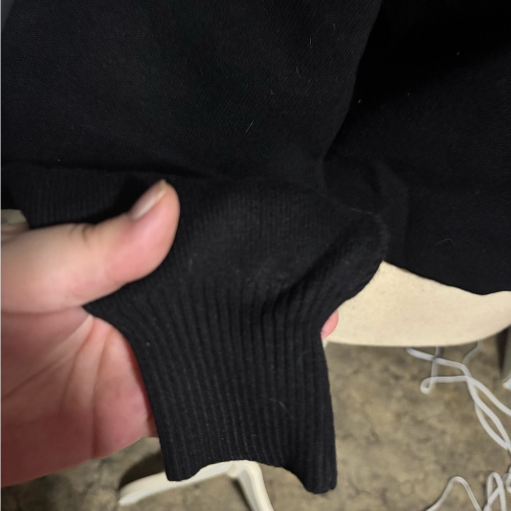 Dynamite Black V-Neck Sweater balloon sleeve xs - Picture 6 of 12